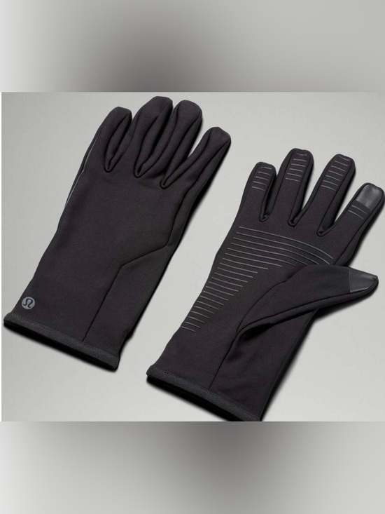 lululemon athletica Other - NWOT New Lululemon Cold Terrain Running Gloves Black